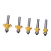 5 Pcs Round Over Router Bit 8mm Shank Carbide Corner