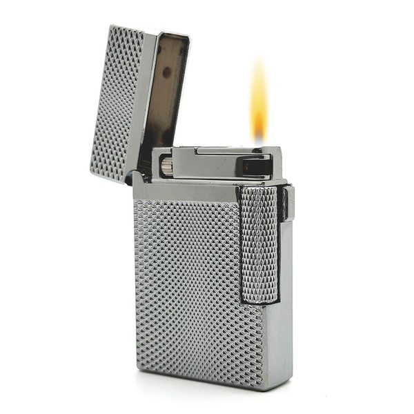 Visol Hubbard Traditional and Torch Flame Refillable Gas Lighter, Flint