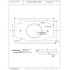 Westbrass A502-26 One-Hole Remodel Cover Plate for Moen and Delta