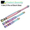 sourcing map 3pcs Impact Phillips Screwdriver Bit Set PH2 (#2)