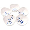 Whitenesser Dipping Sauce Bowls Set of 5, Asian Small Sauce Bowls, Japanese Soy Sauce Dish Cups for Soy Sushi (Blue)