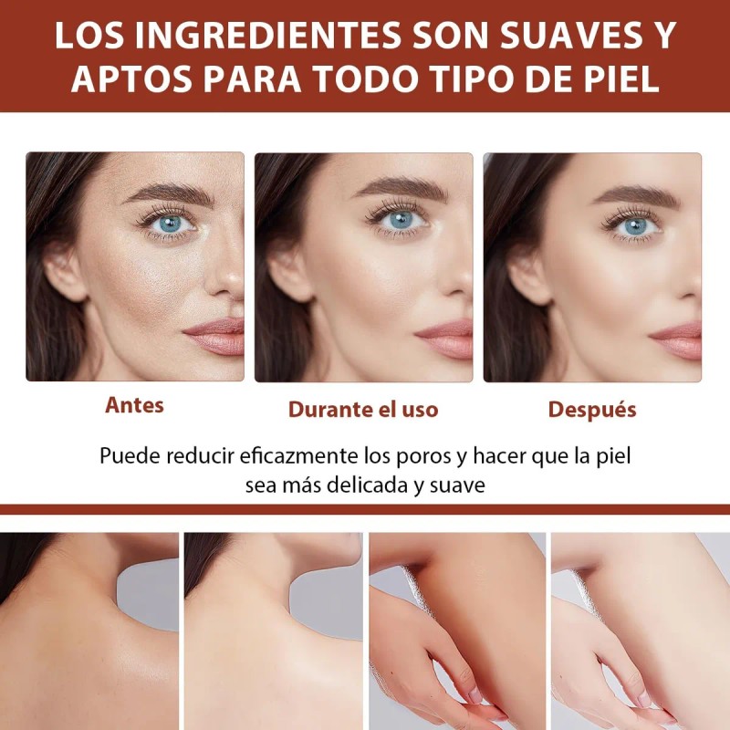 Quarxeri Purificante Exfoliante, Gel Exfoliante Avanzado 2pc Blanco
