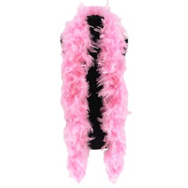 Deluxe Light Pink Feather Boa 180cm – 100g Fluffy Costume Accessory for Parties, Hen Nights, Burlesque & Fancy Dress