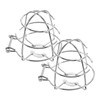 BESPORTBLE Fire Sprinkler Head Guard, 2Pcs Fire Sprinkler Bracket Protective for 1/2inch Recessed/Horizontal Cover