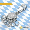 TROIKA OKTOBERFEST Keyring with Carabiner Hook Patent Metal Accessories Oktoberfest