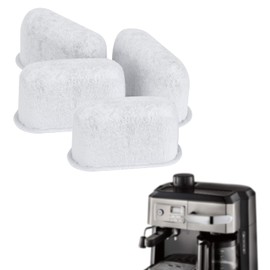 4pcs Water Filter Replacement for 7313285779 for Delonghi, Activated Charcoal Espresso Machine Filter Replacement Parts Strong Adsorption Espresso Machine Filter Accessories for Delonghi Coffee Maker