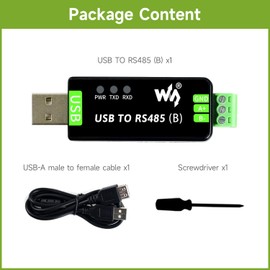 Waveshare Industrial USB to RS485 Bidirectional Converter Onboard Original CH343G Multi-Protection Circuits