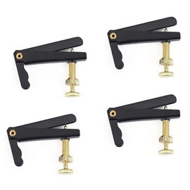 TUOREN 4/4 Violin Parts Fine Tuners Tuning Pegs Sound Post Tailgut Endpin Bridge Violin Accessory Kit 12 Pieces