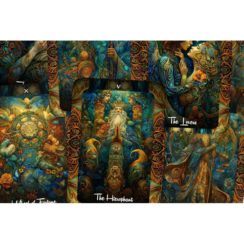 Organic Fantasy Tarot - 78 Cards