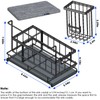Kitchen Sink Caddy with Drying Stone: Sink Sponge Holder, Stainless