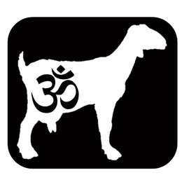 Goat Yoga Aum sticker decal TP 788 pose mat hot om