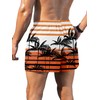 GIISAM Men's Swim Trunks, Bathing Suit 4 inch Inseam Quick