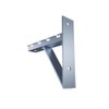 Electro Zinc Plated Wire Mesh Cable Tray Bracket, Silver Steel,