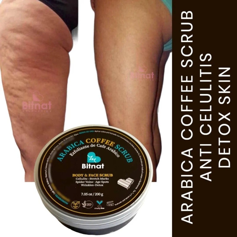 Gel Exfoliante De Café Tostado Anti-celulitis