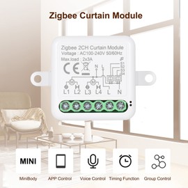 Zigbee 3.0 Mini Smart Relay WiFi Switch 1 Way DIY Smart Light Switch Module Smart Life App Compatible with Alexa and  Home