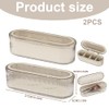 Soporte para Esponja de Maquillaje, 2 uds., con 4 Compartimentos