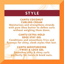 Cantu Coconut Twist Bundle, 3 Count
