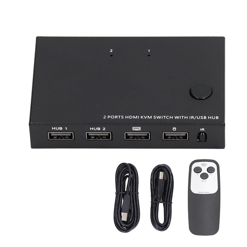2 in 1 Out KVM Switch 3840 X 2160 Resolution