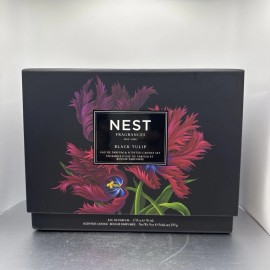 NEST Fragrances Black Tulip Eau de Parfum 1.7 oz &  Scented Candle 9 oz Gift Set