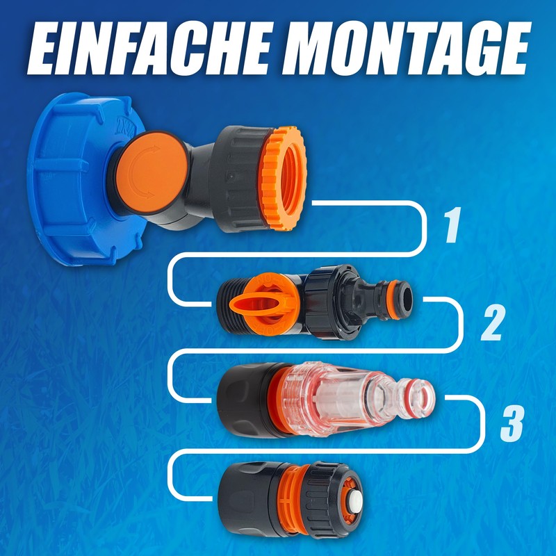 MaJoCompTec® Watertwin Water Tank Filling Adapter | Motorhome Caravan Water