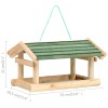 Solid Wood 13.8"x11.6"x8.3" Backyard Bird FeederColor: Brown Color