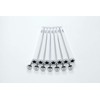 elitegrips S40 Golf Grips, Set of 7, Silver White, No