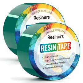 Resiners 2IN W x 240FT L Green Resin Tape for Epoxy Resin Molding