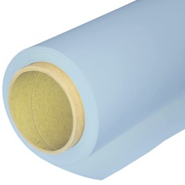 Huamei Seamless Photography Background Paper, Photo Backdrop Paper 53-Inches Wide x 16-Feet, (4.4x16 Feet, 02 Sky Blue)