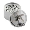 Glamified 2.5" 4 Pieces Hand Cranked Clear Top Herb Grinder