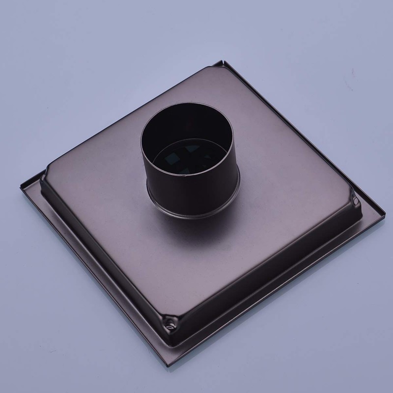 Orhemus Square Shower Floor Drain with Removable Cover Grid Grate