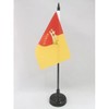AZ FLAG Roma Table Flag with Weapons 15 x 10