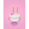 Talking Tables 16 x Candeline di Compleanno Rosa, Oro e