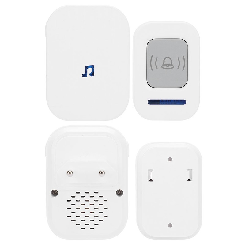 Wireless Smart Doorbell Remote 918.6ft Range Waterproof Door Chimes