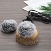 SG Store 2PCS Fur Microphone Windscreen 10cm Lavalier Mic Windbreaker