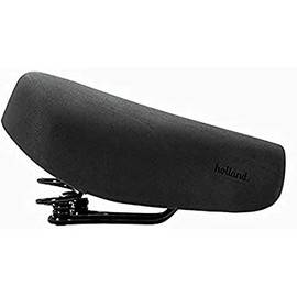Selle Royal Unisex - Adult Holland Unitech Relaxed City Bike Saddle, Black, One Size