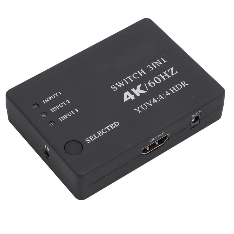 3 in 1 Out HD Multimedia Interface Switch 4K 60HZ