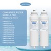 HX2017FR-A Water Filter Cartridge Compatible with Hisense HRF266N6CSE1, HRF266N6CSE, HRF209N6CSE,