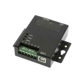 Coolgear Industrial USB to RS-232/422/485 Serial Adapter w/Optical Isolation, ESD Protection, DIP Switch Control, Plug & Play