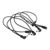 NOLITOY 5-Way Right Angle Power Supply Cable for Guitar Effects