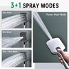 13-Inch Shower Heads with Multi-Function Handheld Sprayer Combo, 3-Way Metal