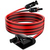 Solar Cable Entry Gland with 10Ft 10AWG Solar Extension Cable