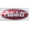Red Chrome Oil Slick Peterbilt Decal Sticker