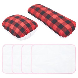 WEBEEDY Tailors Ham and Sleeve Roll Set for Sewing Tailors Ham Cover Roll Set Ironing Mat Set Ironing Accessories Including Press Ham Seam Roller Tool, Protective Pad Mat for Sewing