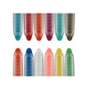 NyxSeat 12 Pieces Water Soluble Chalks with 1 Towel Dust-free
