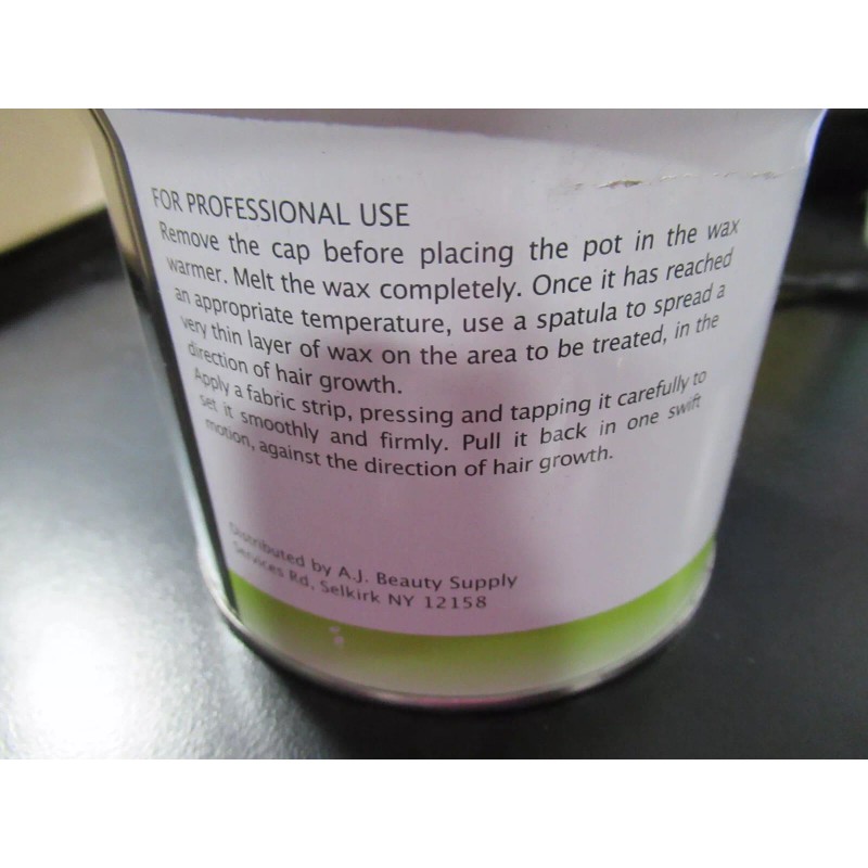 Bella Perfetta DEPILATORY WAX- 14OZ/400ML ZINC OXIDE -VANILLA*NEW **(Set of