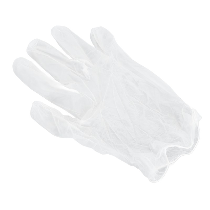100Pcs Disposable PVC Gloves Transparent Thicken Nail Beauty Protective for