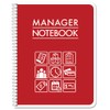BookFactory Manager Notebook Manager's Log Book Planner Management Logbook -