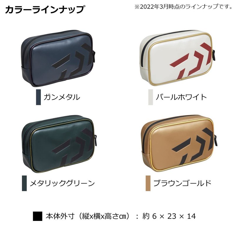 Daiwa Spatula Pouch (C) Gunmetal, Approx. 2.4 x 9.1 x
