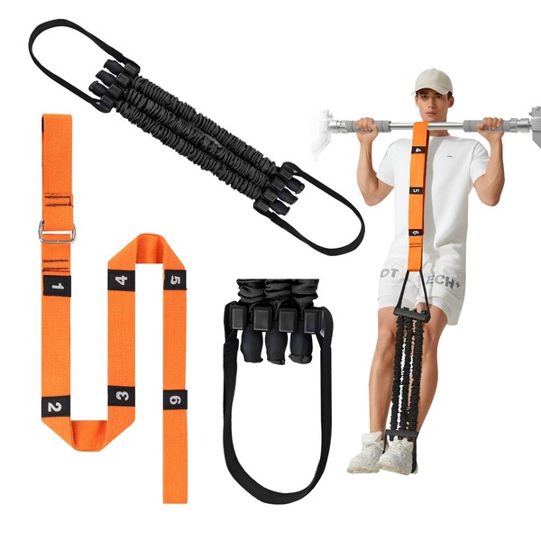 EOAMGO Pull Up Assistance Bands, Adjustable Anti Snap Chin Up