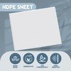 Sasylvia White Hdpe Sheet 1/2" Thick 24 x 12, HDPE
